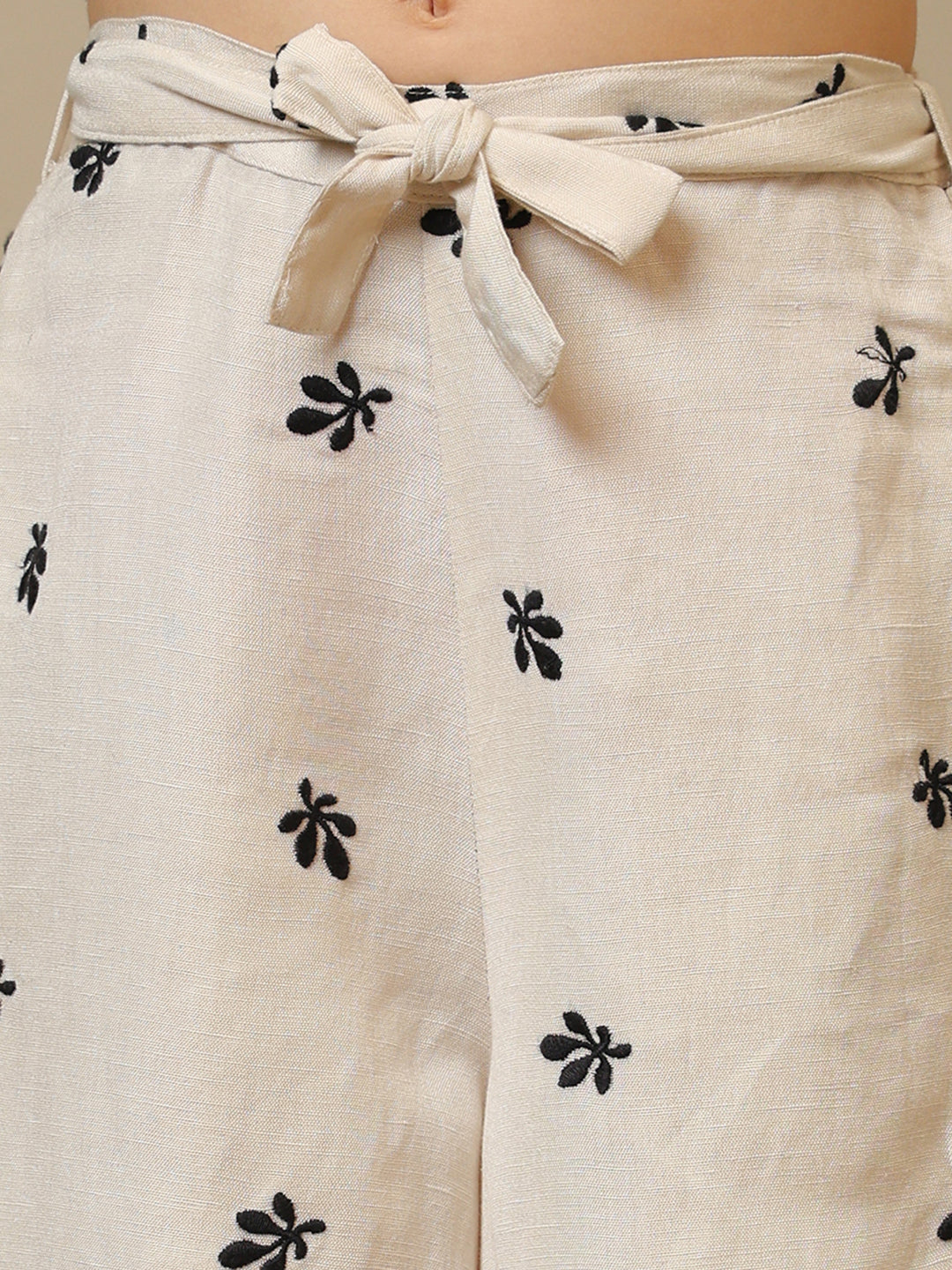 Girls Embroidered Strappy Co-Ord Set