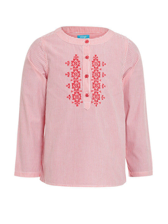 Girls Pink Decorative Top