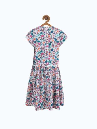 Girls Floral Tiered Dress