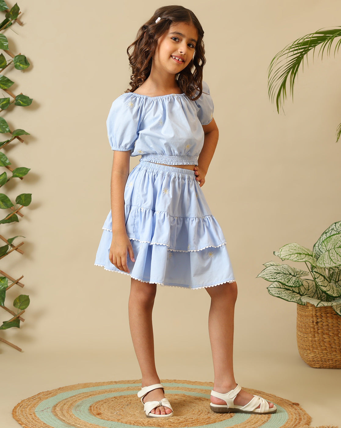 Girls Skirt Co-Ord Set