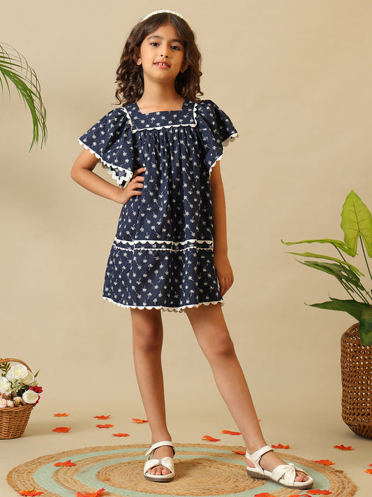 Girls Printed Charm Dress