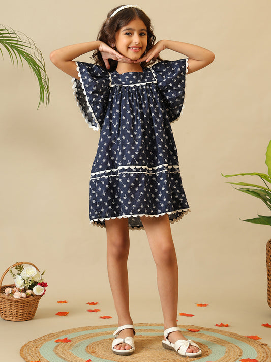 Girls Printed Charm Dress