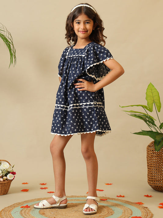 Girls Printed Charm Dress
