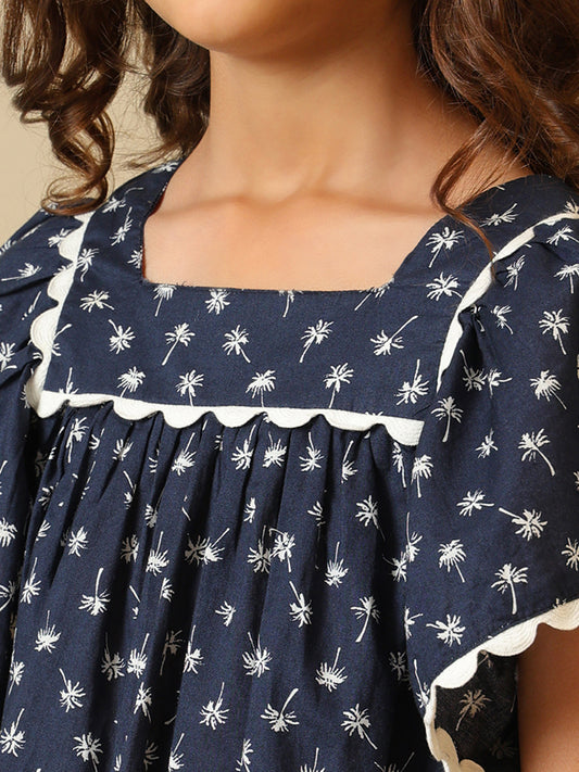 Girls Printed Charm Dress