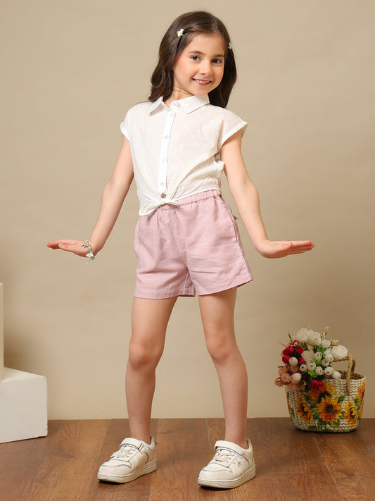 Girls Cotton Casual Shirt Top