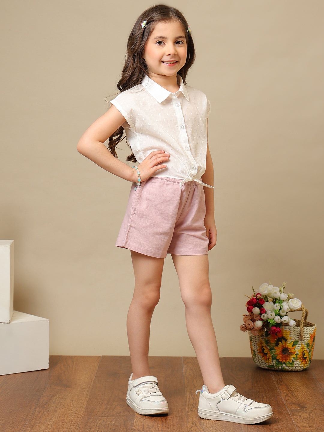 Girls Cotton Casual Shirt Top