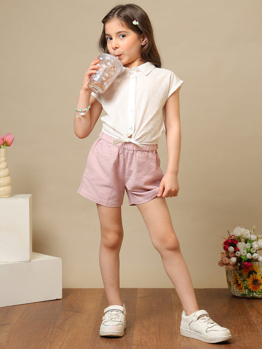Girls Cotton Casual Shirt Top