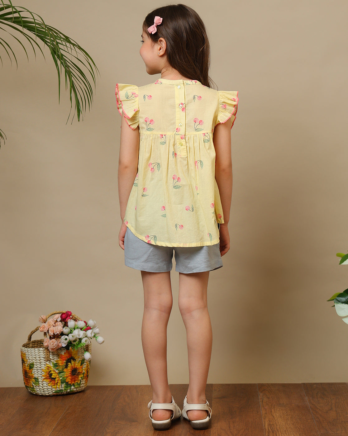 Girls Printed Casual Top