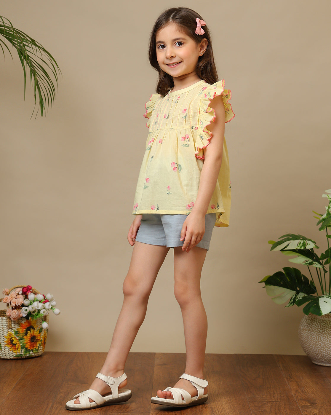 Girls Printed Casual Top