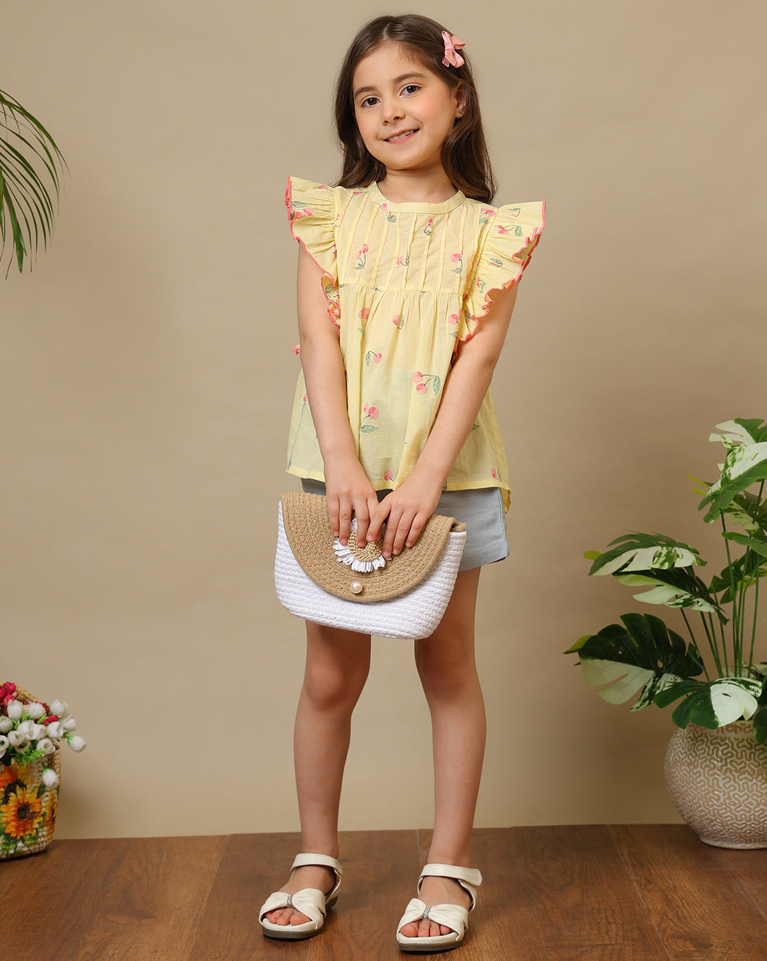 Girls Printed Casual Top