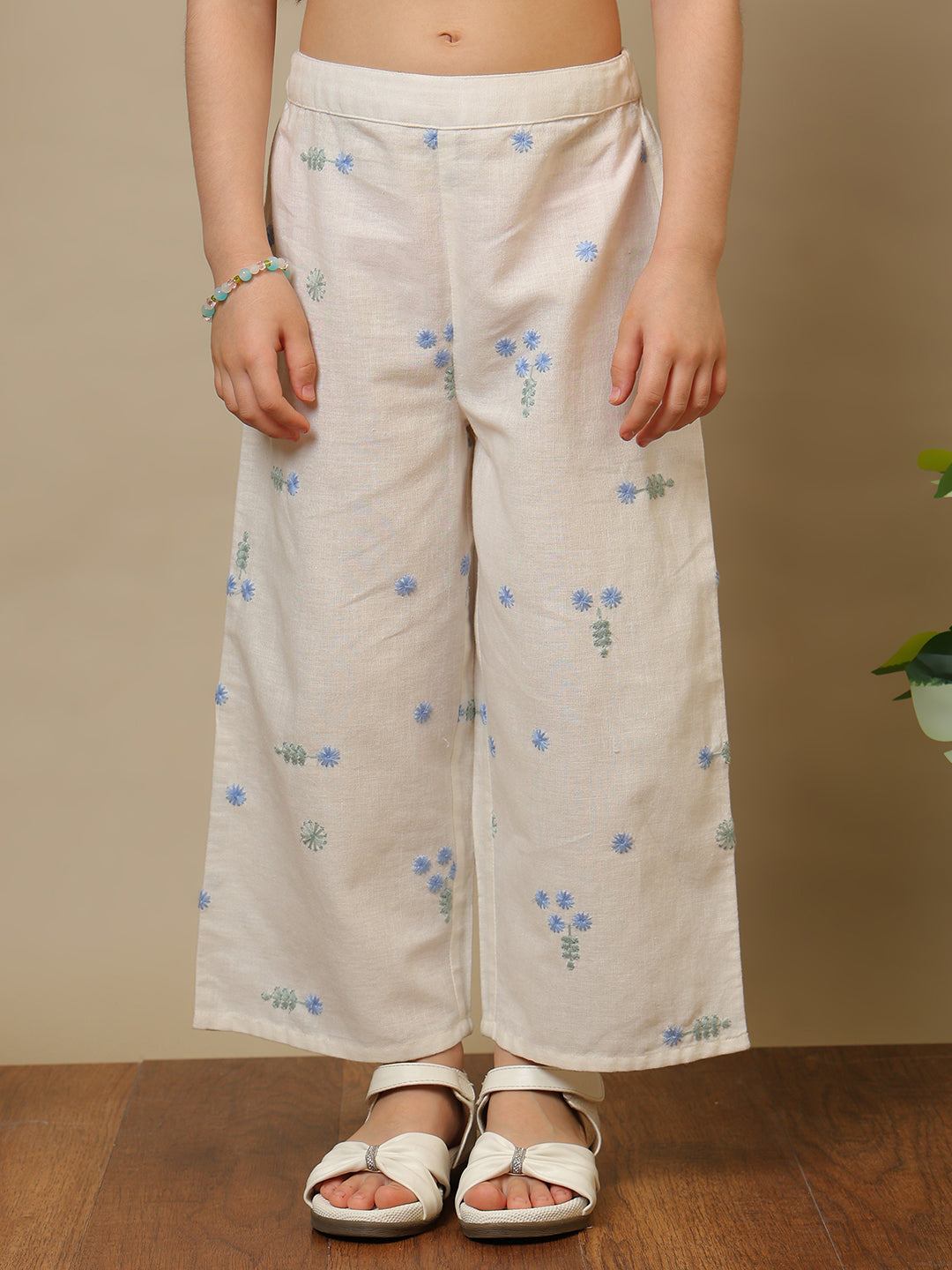 Girls Embroidered Co-Ord Set