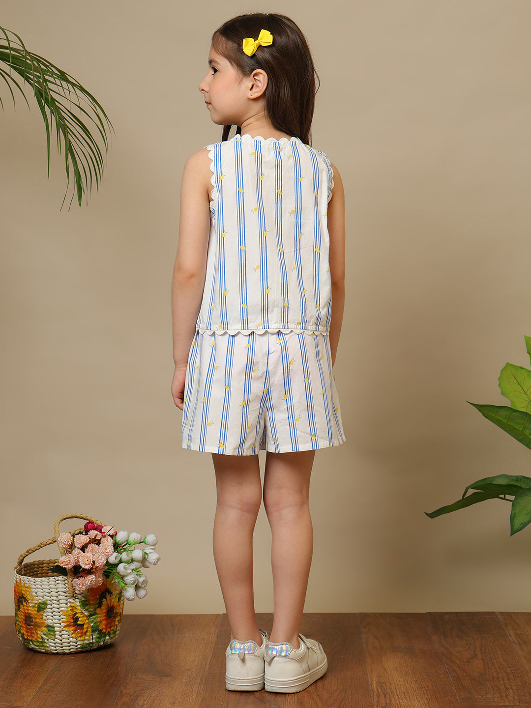 Girls Striped Co-Ord Set