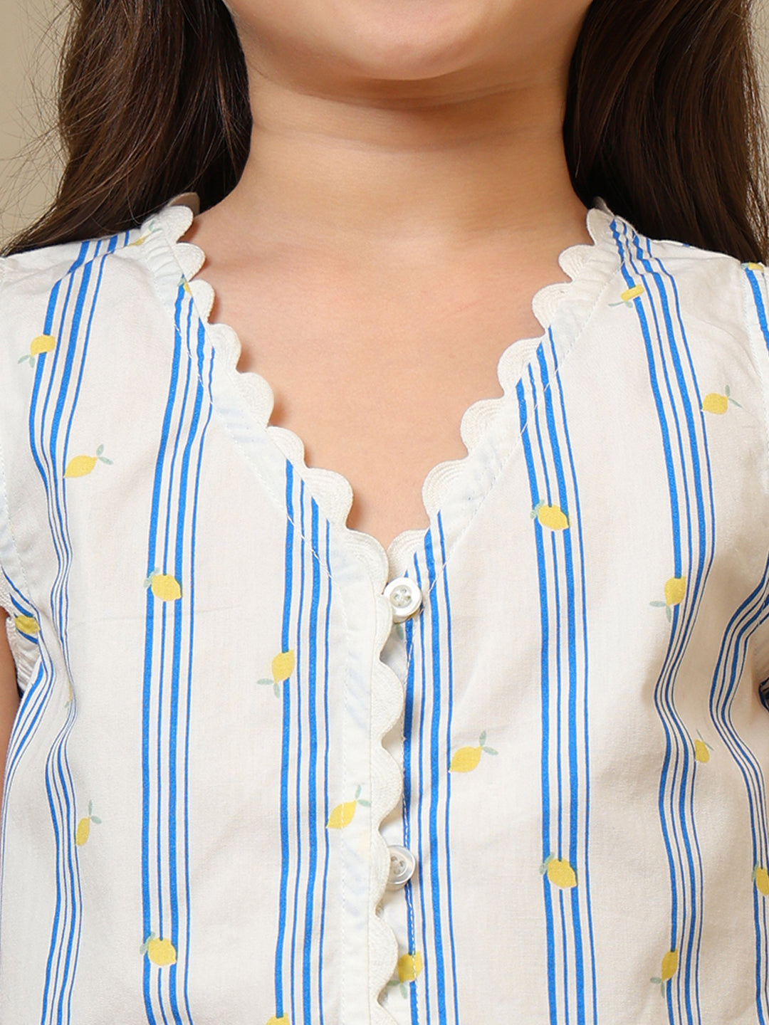 Girls Striped Co-Ord Set