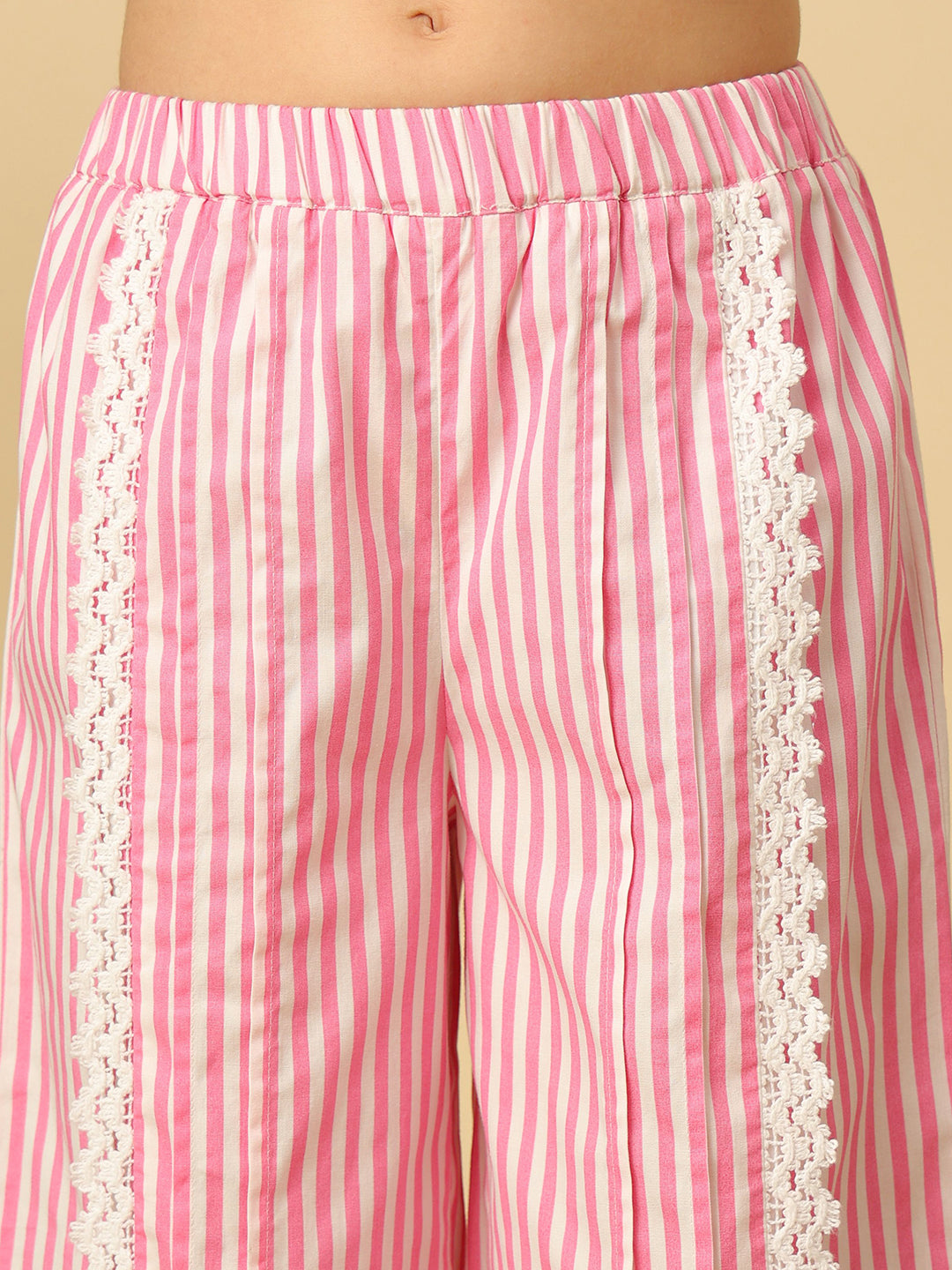 Striped Daisy Collar Co-ord Set