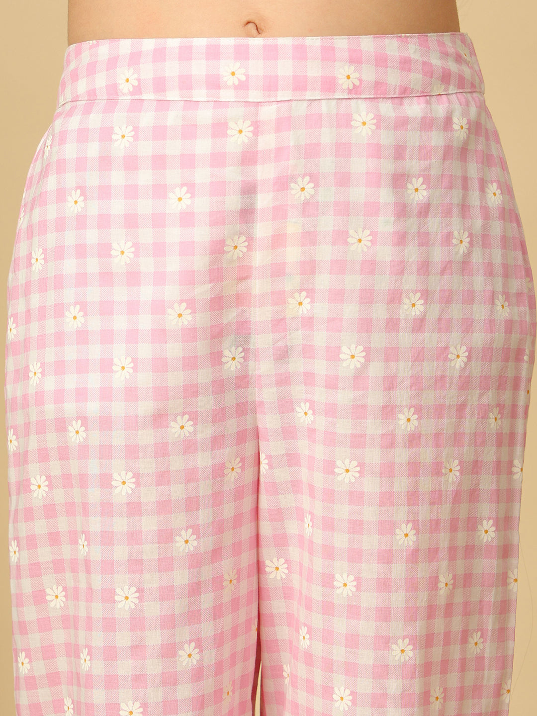 Girls Daisy Gingham Co-ord Set