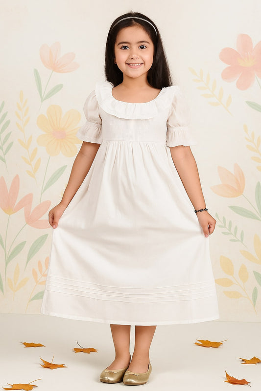 Girls Fit & Flare Midi Dress
