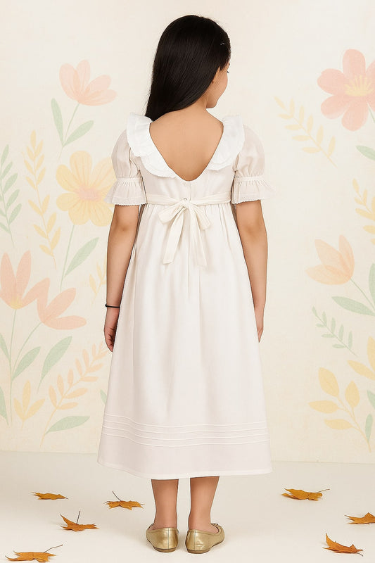 Girls Fit & Flare Midi Dress