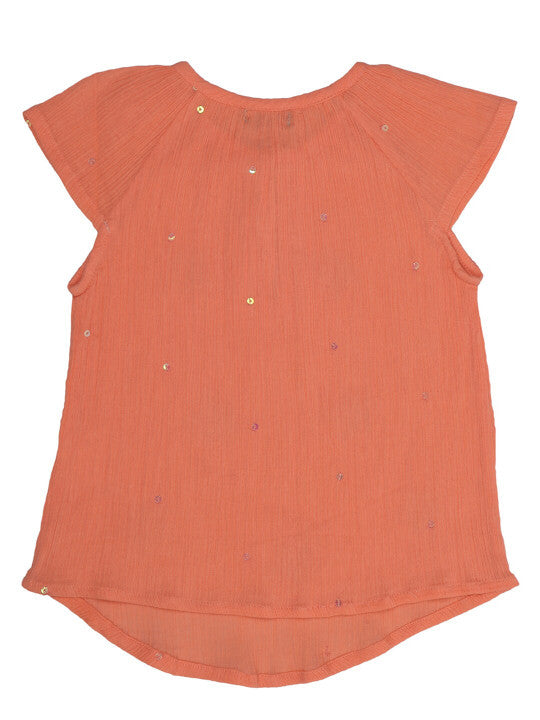 Girls Embellished Casual Top