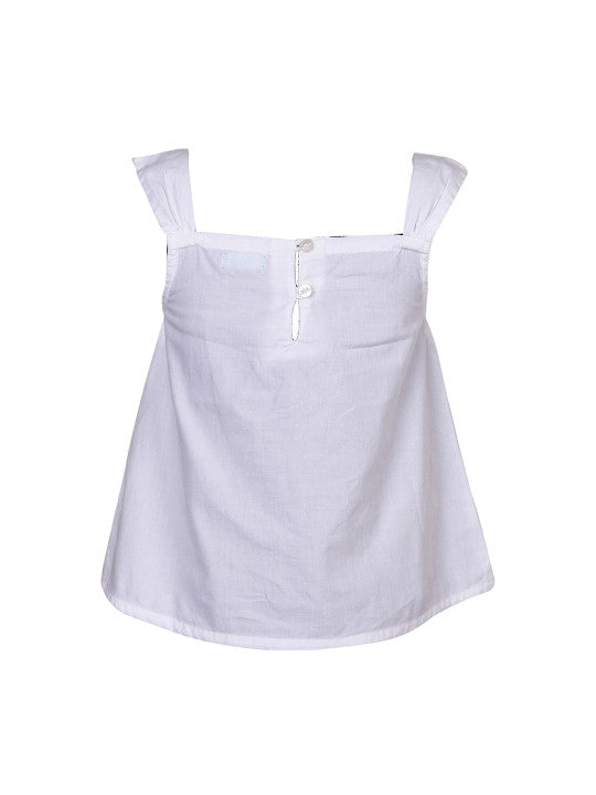 Girls Embroidered Top & Pink Shorts Co-Ord Set