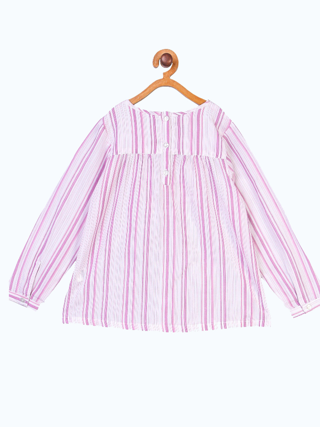 Girls Embroidered Pink Top