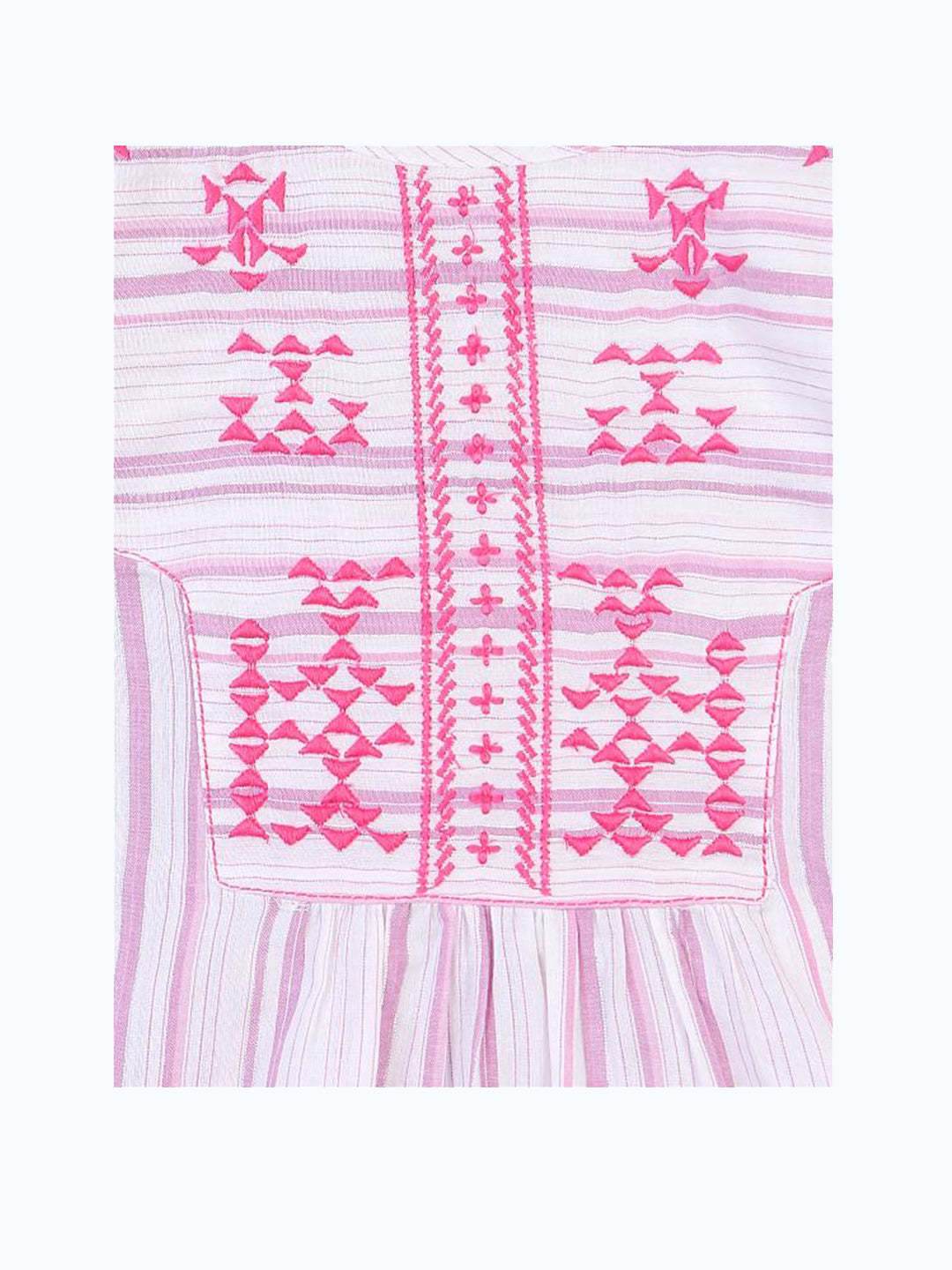 Girls Embroidered Pink Top