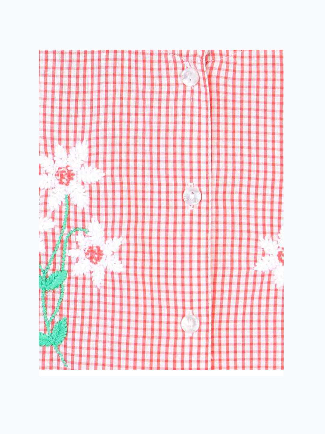 Girls Embroidered Sleeveless Casual Top