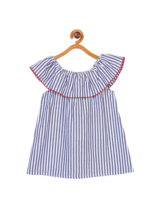Girls Floral Embroidered Casual Top