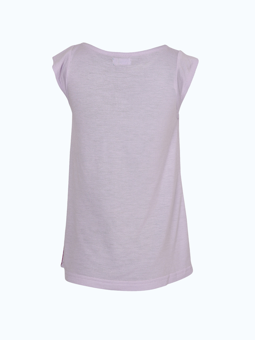 Girls Bird & Butterfly Print Casual Top