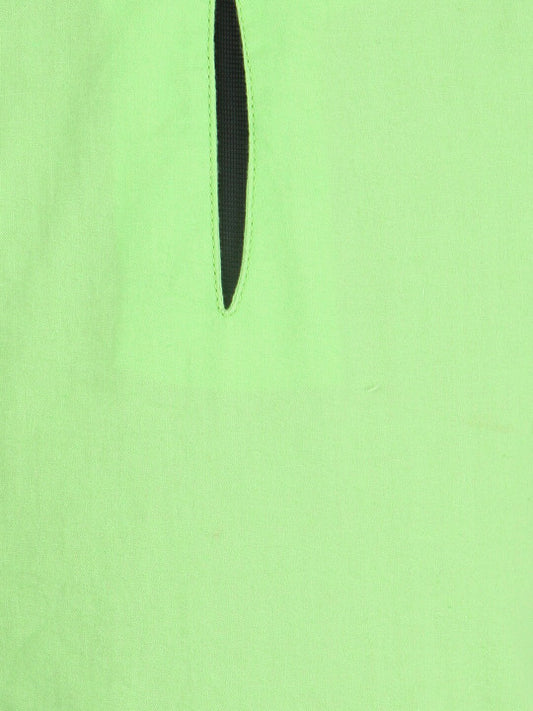 Girls Lime Green Embroidered Top