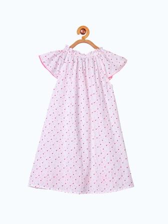 Girls Floral Embroidered Dress