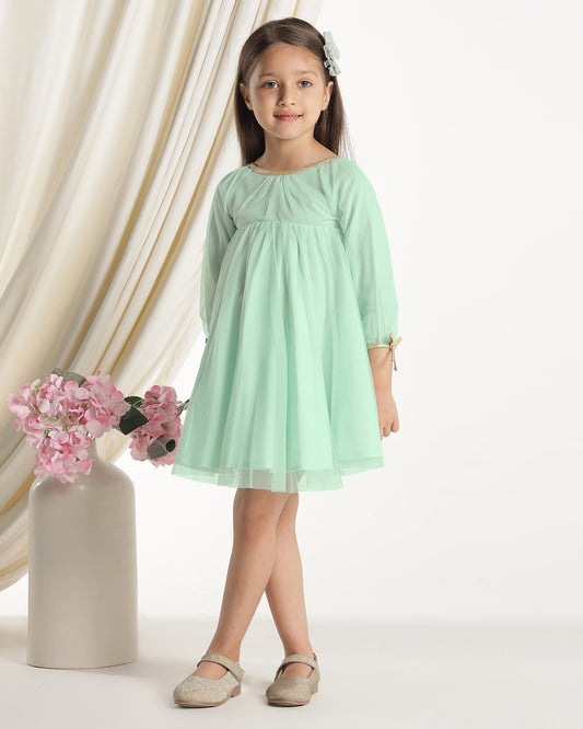 Girls Mint Green Dress