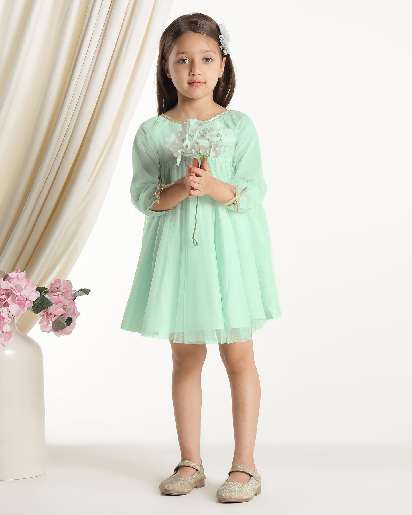 Girls Mint Green Dress