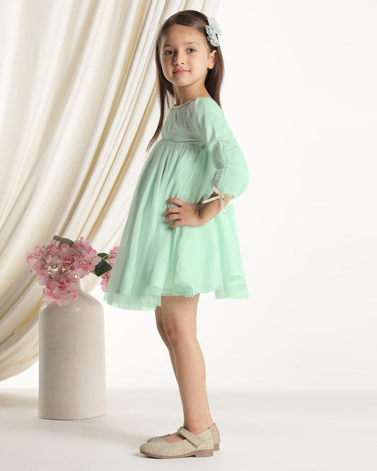 Girls Mint Green Dress
