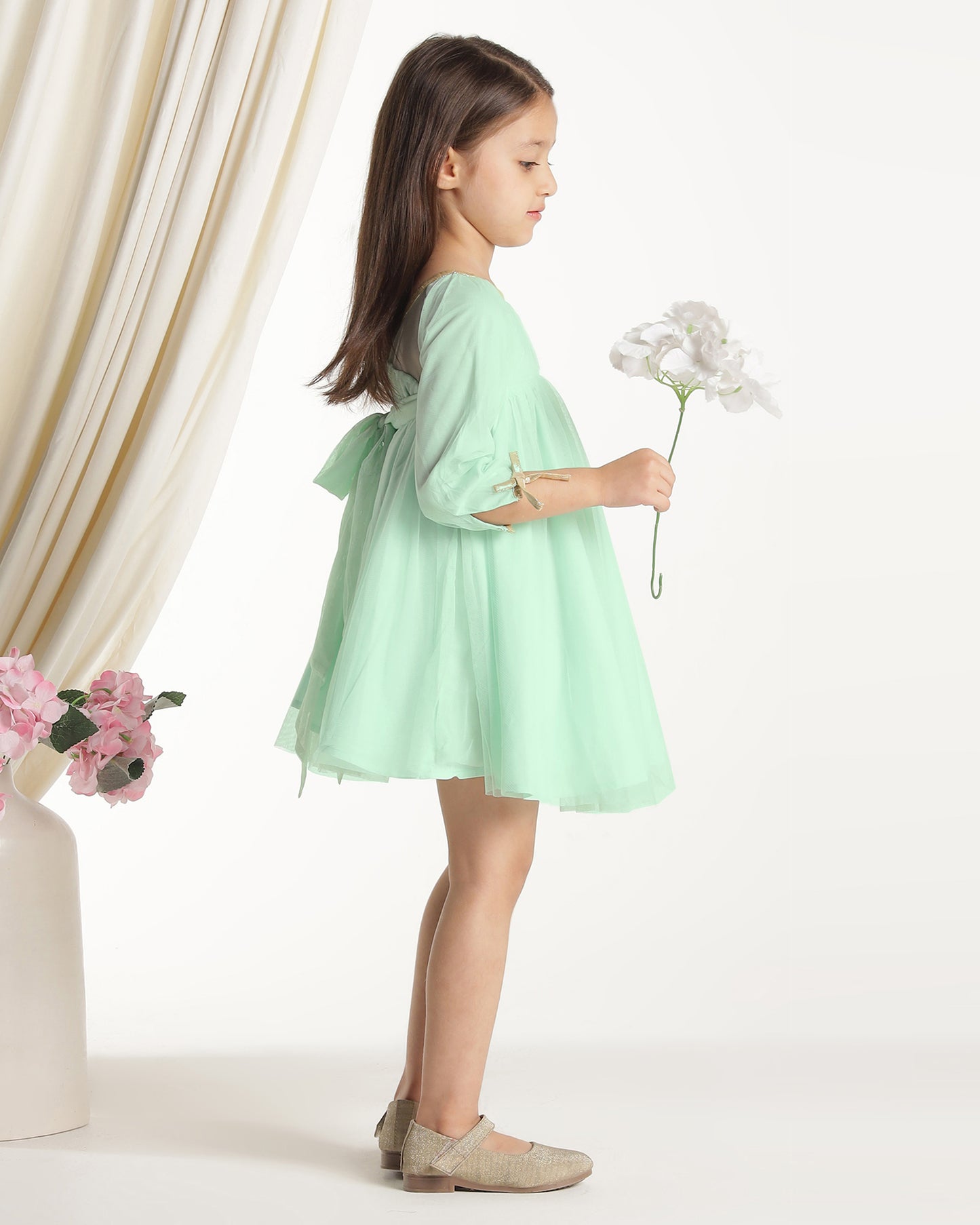 Girls Mint Green Dress
