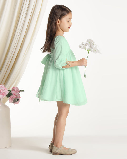 Girls Mint Green Dress
