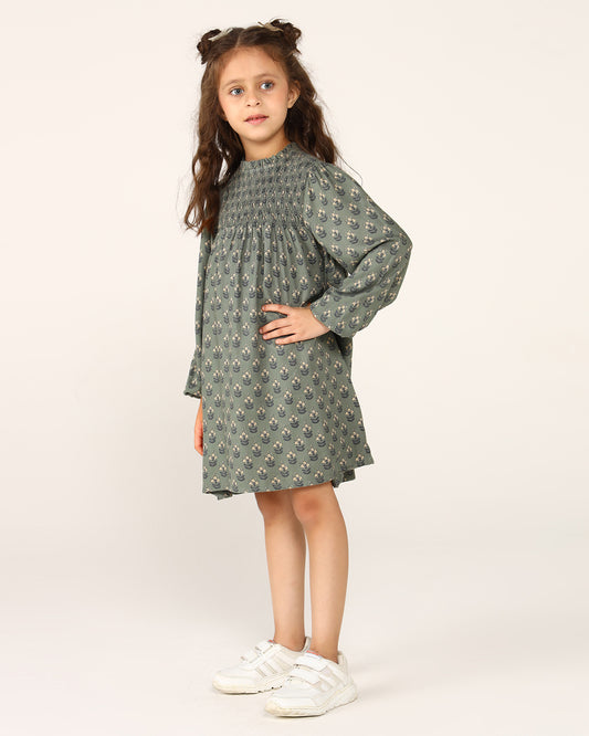 Girls Smocked Shift Dress