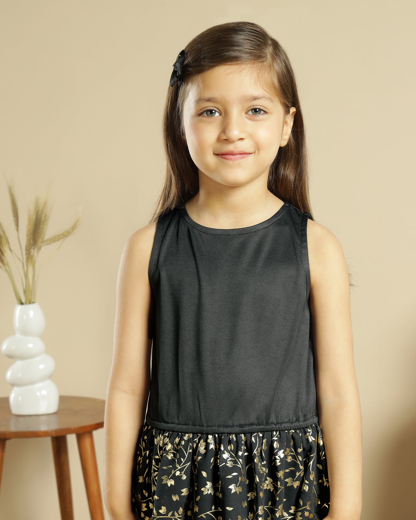 Girls Floral Fit & Flare Dress