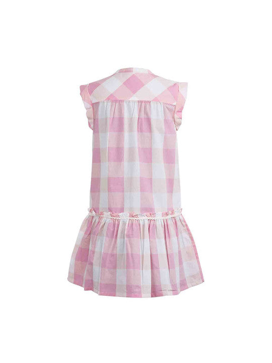 Girls Floral Embroidered Dress