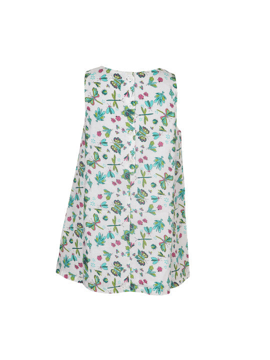 Girls Butterfly Print Dress