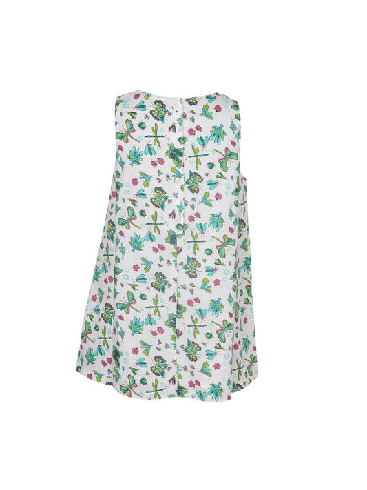 Girls Butterfly Print Dress