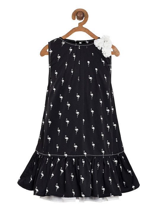 Girls Floral A-Line Dress
