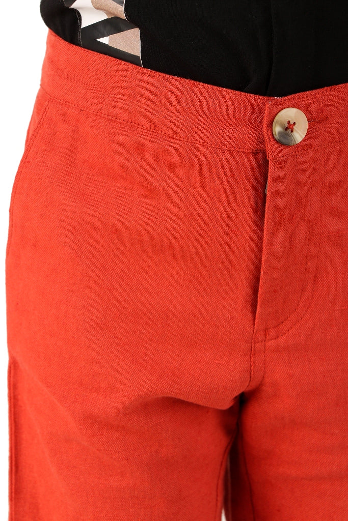 Boys Solid Casual Trousers