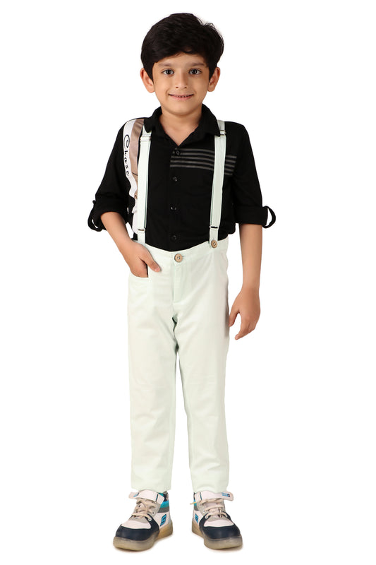 Boys Classic Suspender Casual Trousers