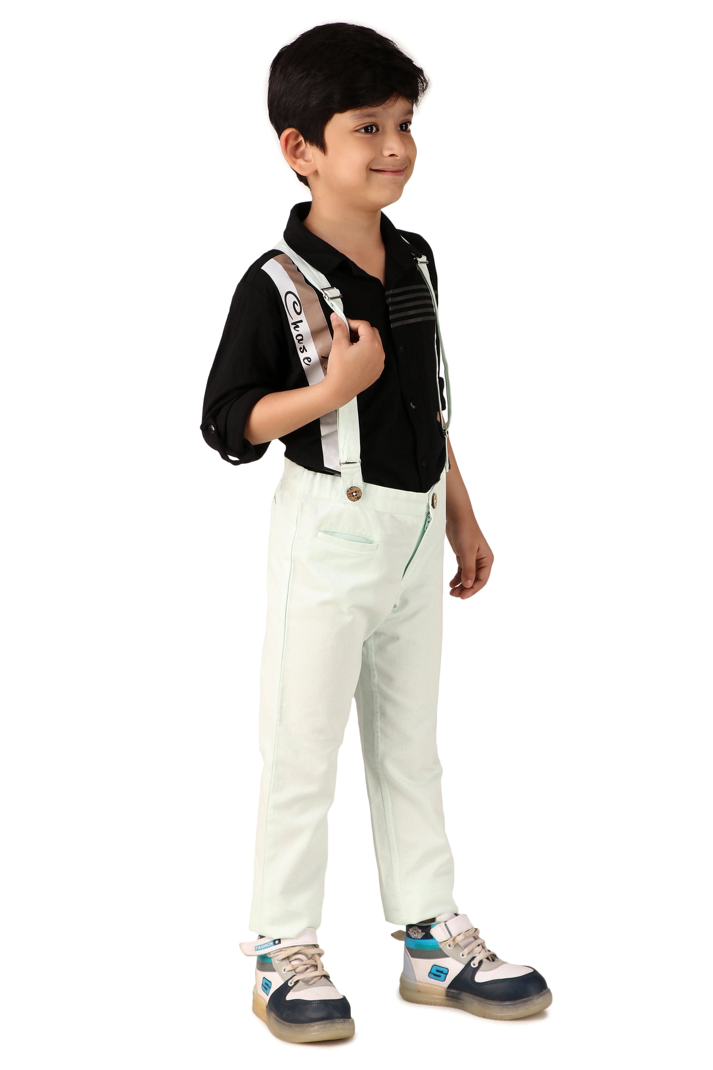 Boys Classic Suspender Casual Trousers