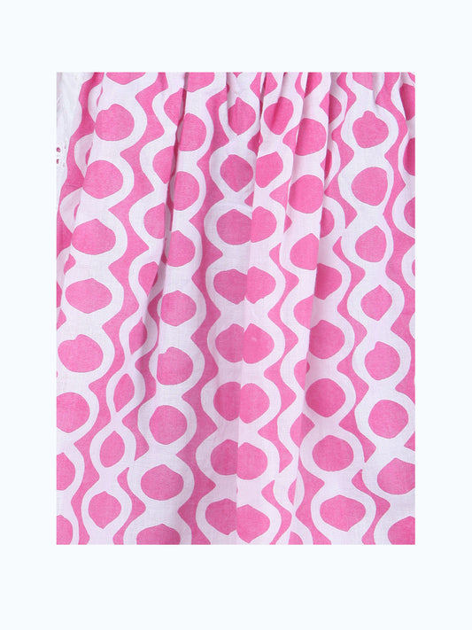 Girls Printed Flared Skirt