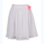 White Polester Skirt