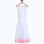 Girls  DA white coloured dress
